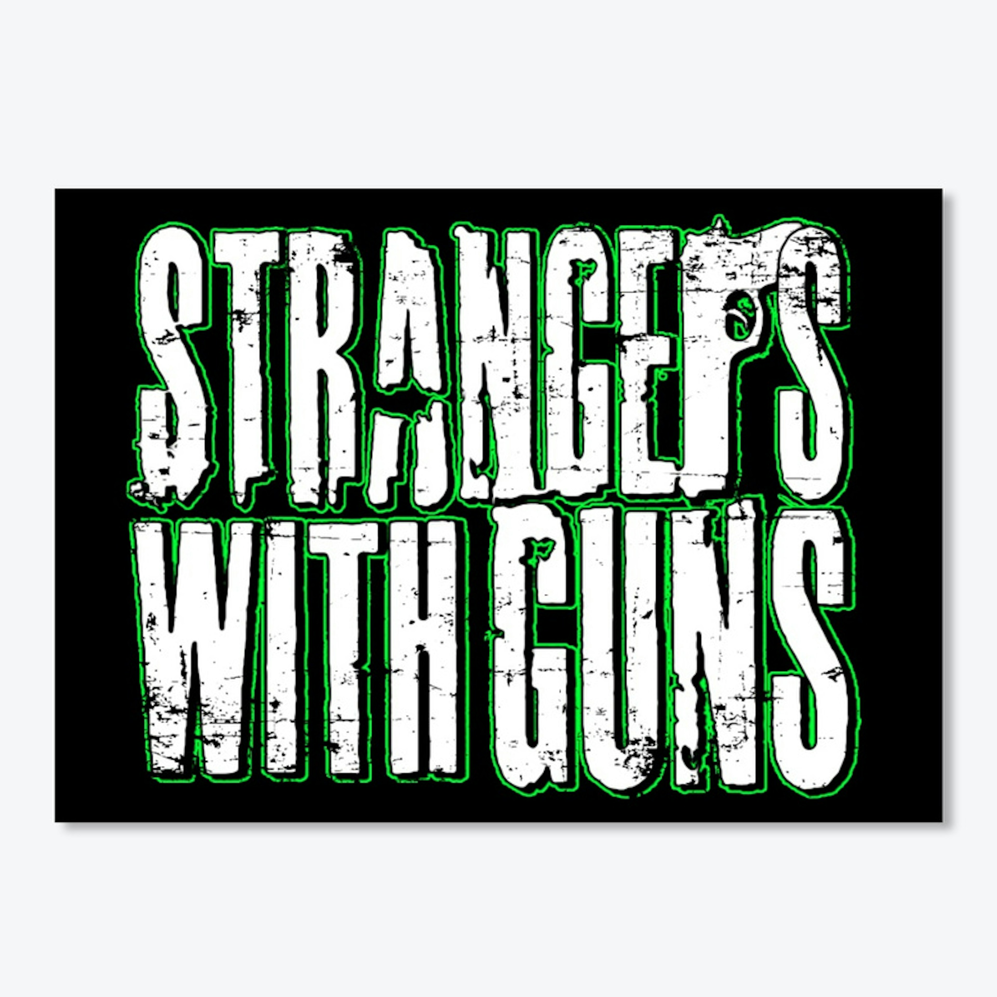 Strangers With Guns logo Sticker